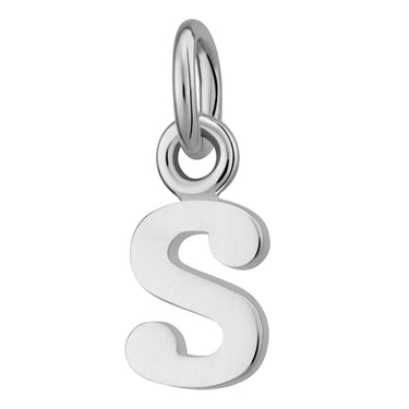 Silver Letter Charm