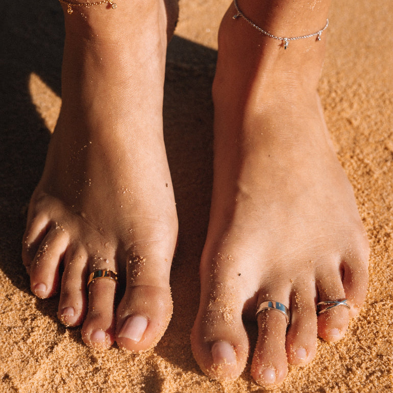 Toe Band Wide Band Toe Ring – Scream Pretty Australia