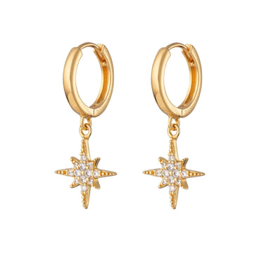 Starburst Hoop Earrings - Scream Pretty