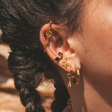 Ear cuff shop stud earrings