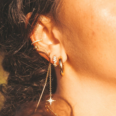 Starburst Threader Earrings by Scream Pretty